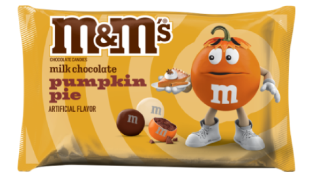 M&M's Pumpkin Pie 
